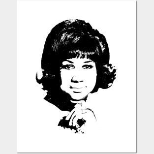 Aretha Franklin Pop Art Portrait Posters and Art
